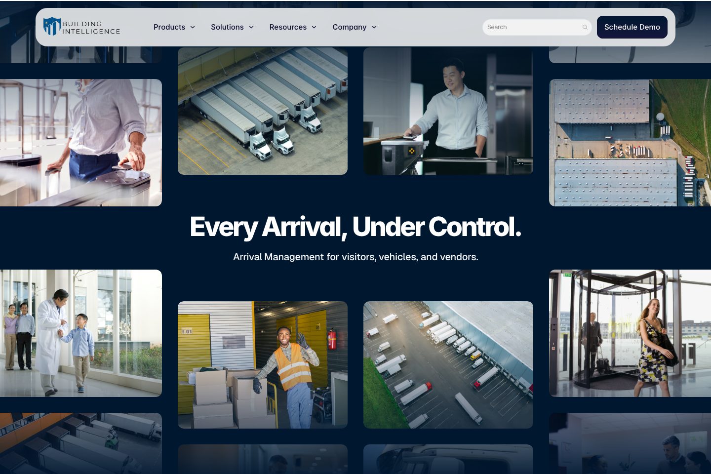 Building Intelligence (SV3) homepage screenshot