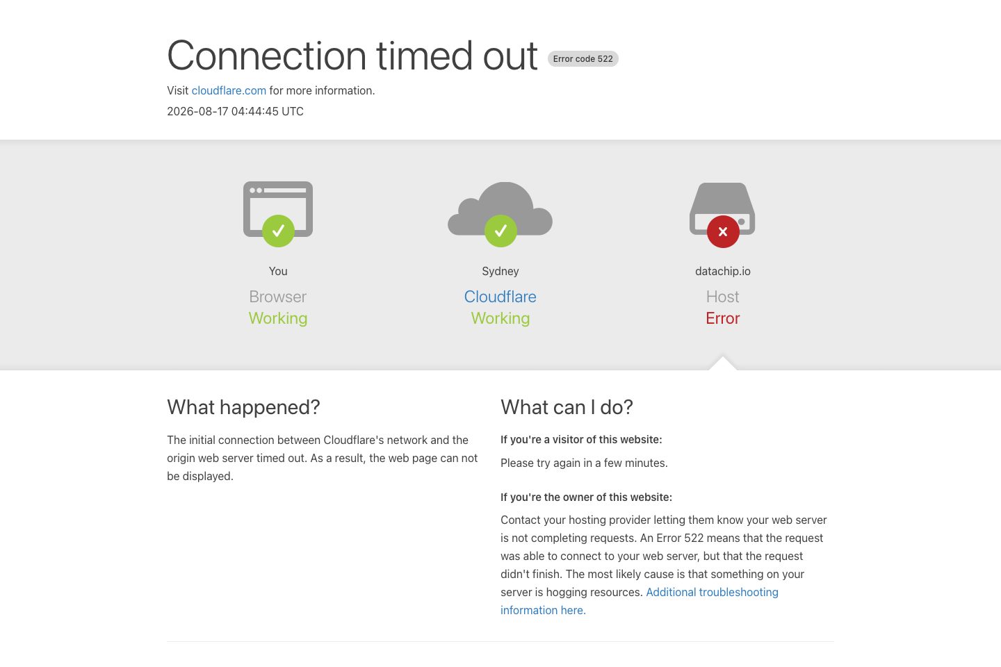 uScann homepage screenshot