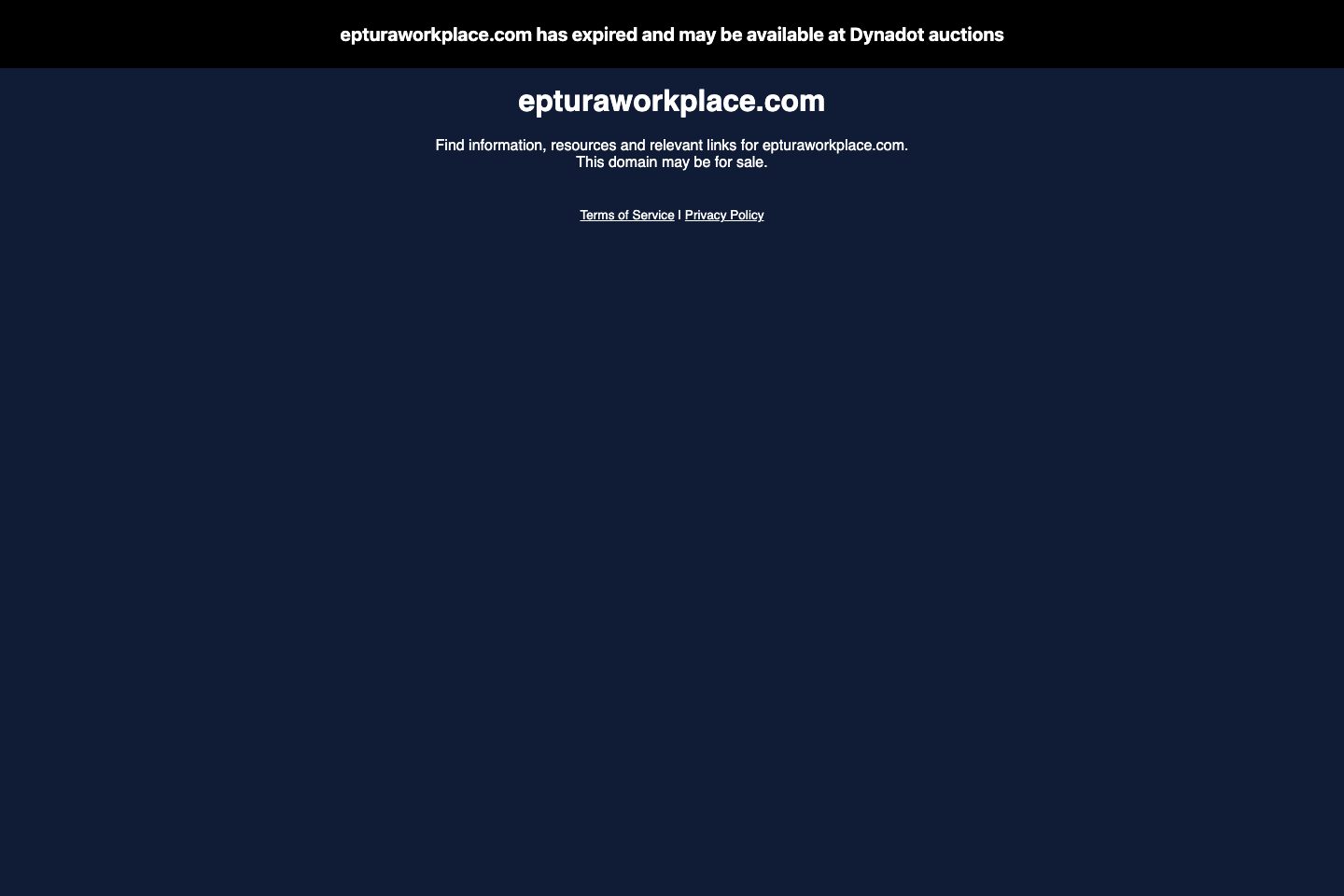 Eptura Visitor homepage screenshot