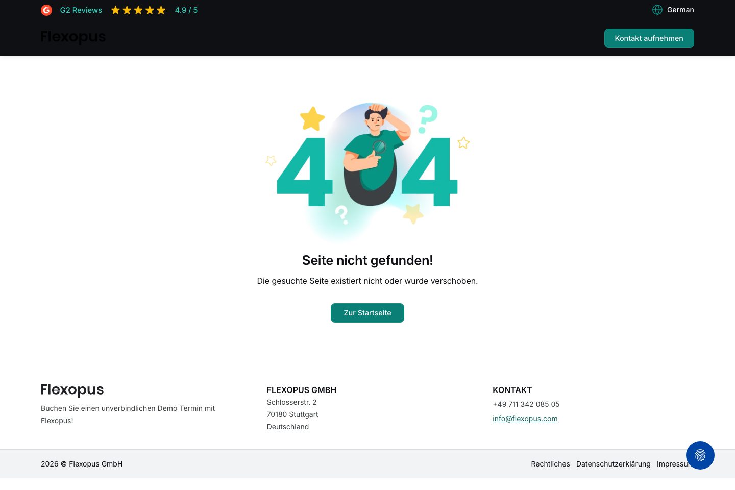 Flexopus pricing page screenshot