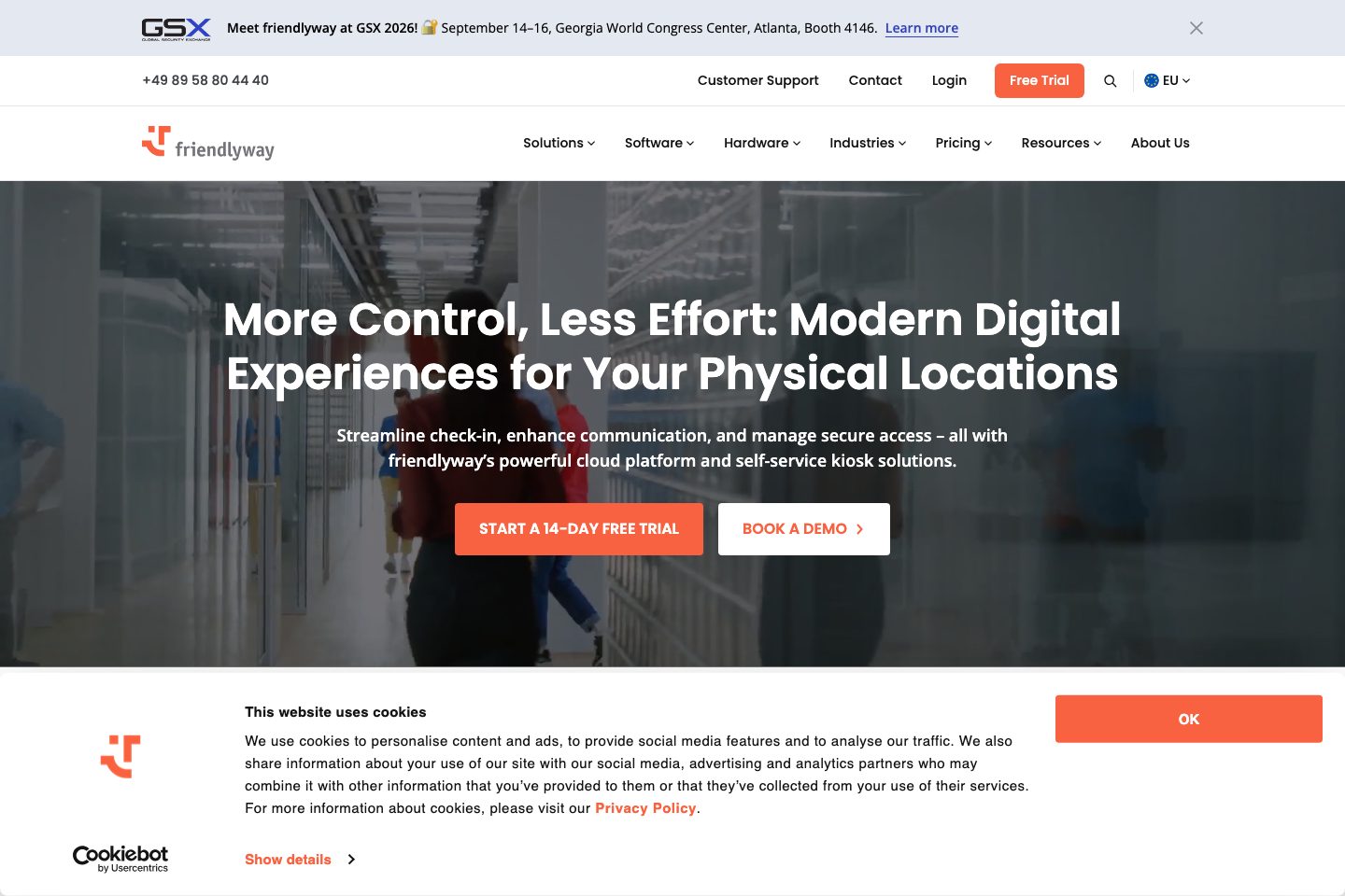 friendlyway homepage screenshot