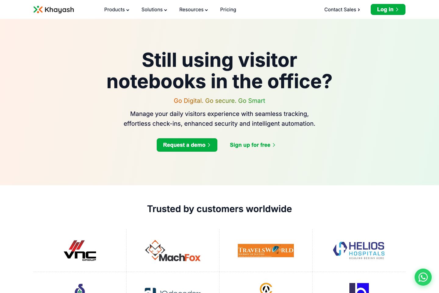 Khayash homepage screenshot