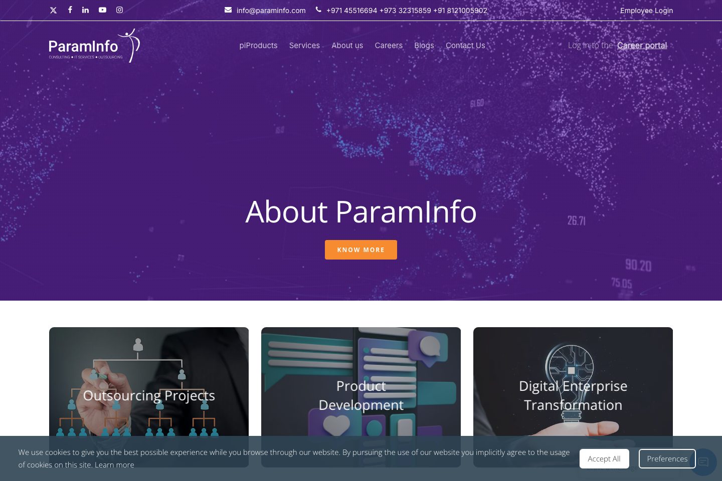 piLOBI homepage screenshot