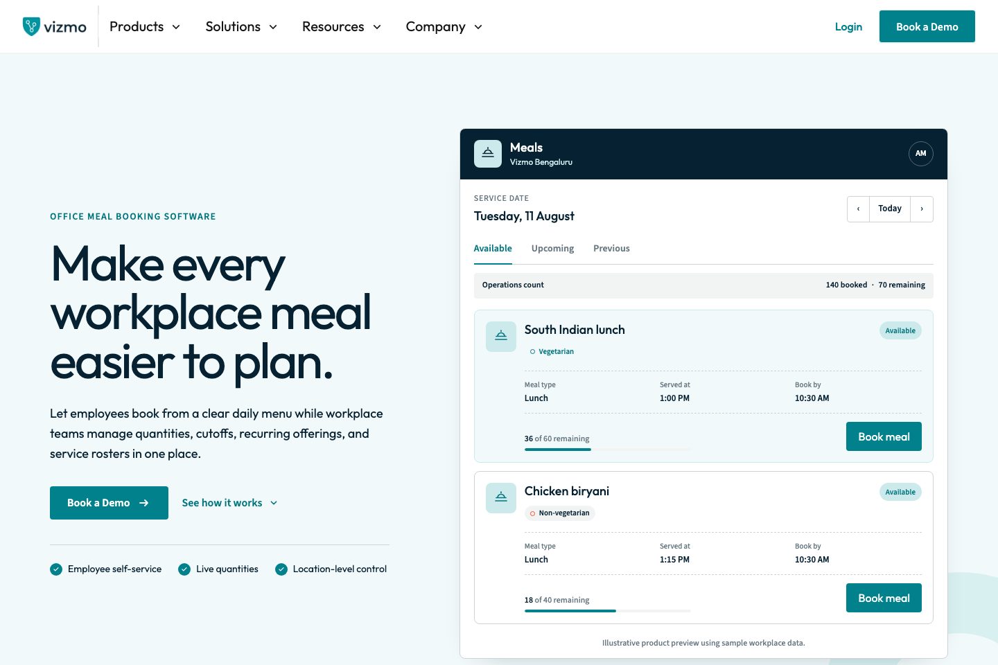 Vizmo pricing page screenshot